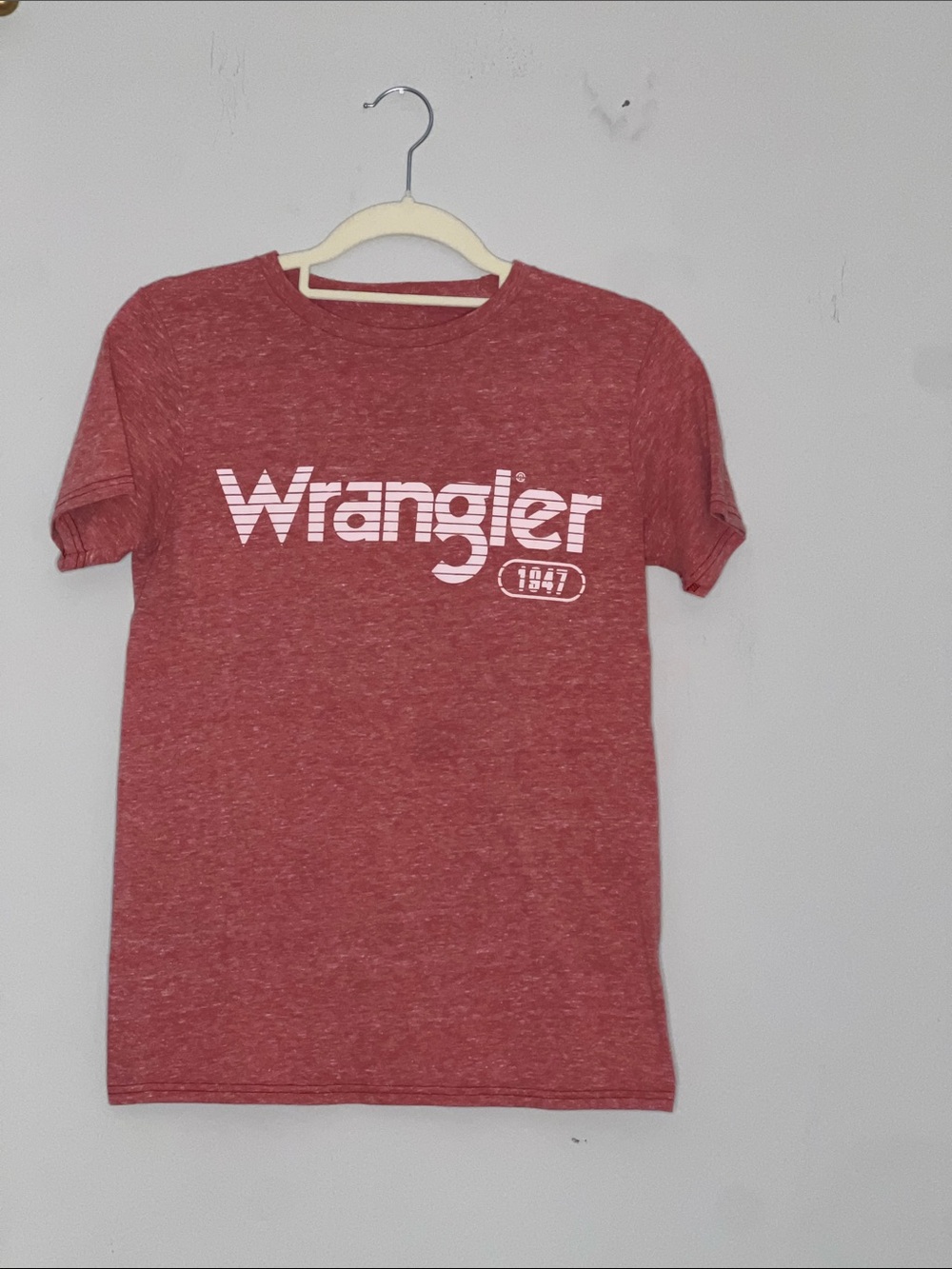 Wrangler Women’s Red Maroon Logo Tee